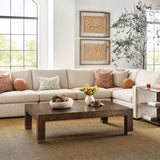 Ingrain Coffee Table in Cocoa Brown - undefined