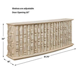 Spindle 4 Door Cabinet - undefined