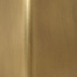 Equilateral Bistro Table in Arabescato and Brass - undefined