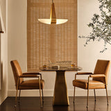 Equilateral Bistro Table in Michelangelo and Brass - undefined