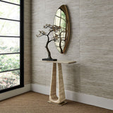 About Turn Console Table in Travertine - undefined