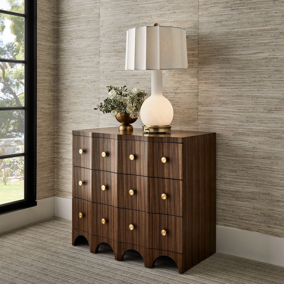 Grand Flute 3 Drawer Chest - undefined