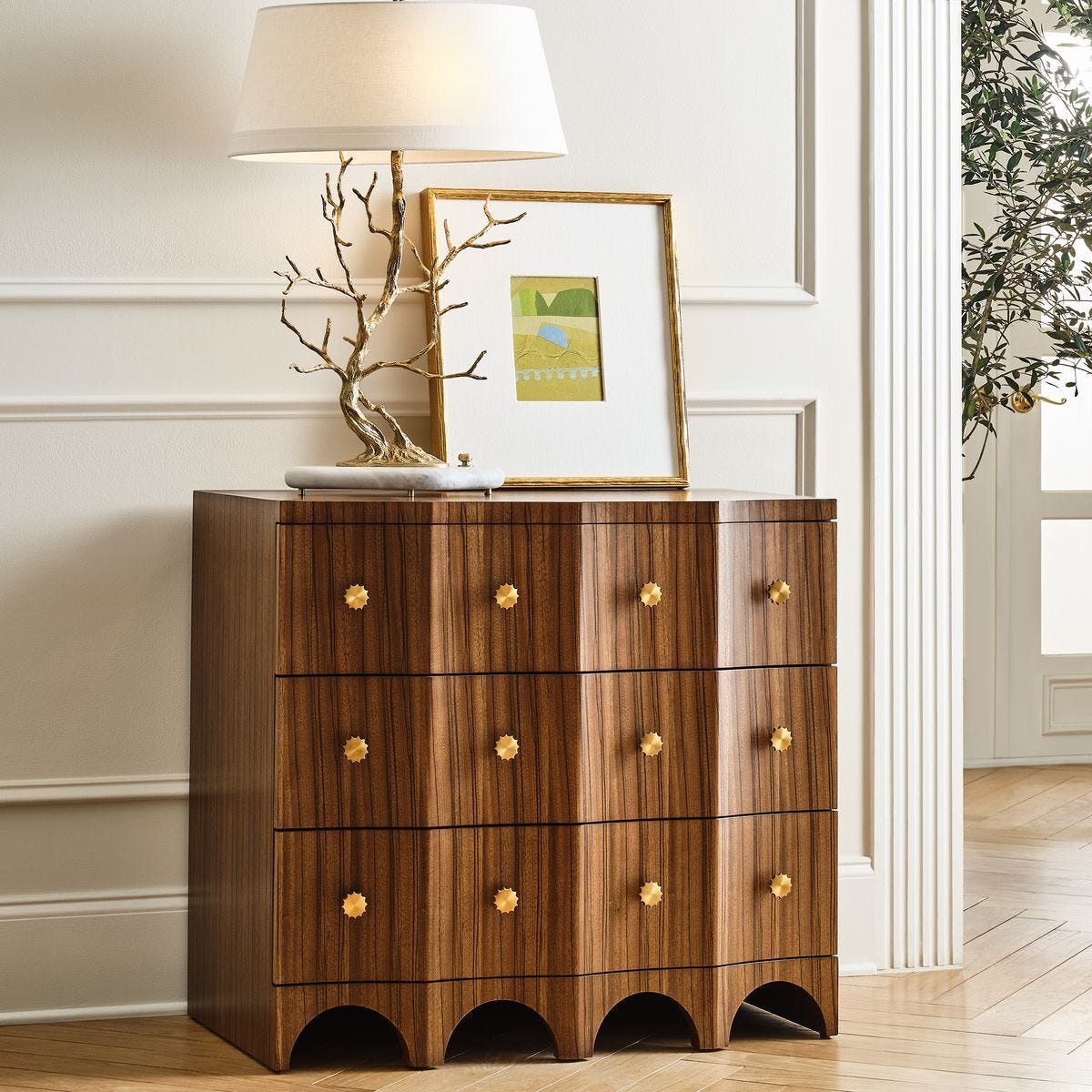 Grand Flute 3 Drawer Chest - undefined