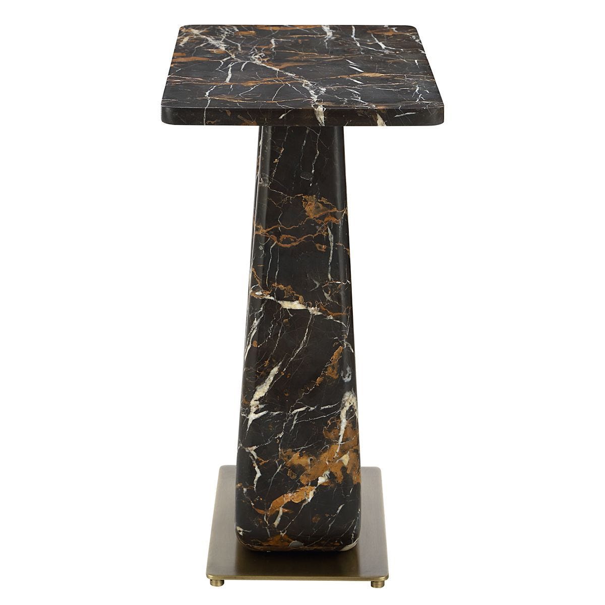 About Turn Side Table in Michelangelo Marble - undefined