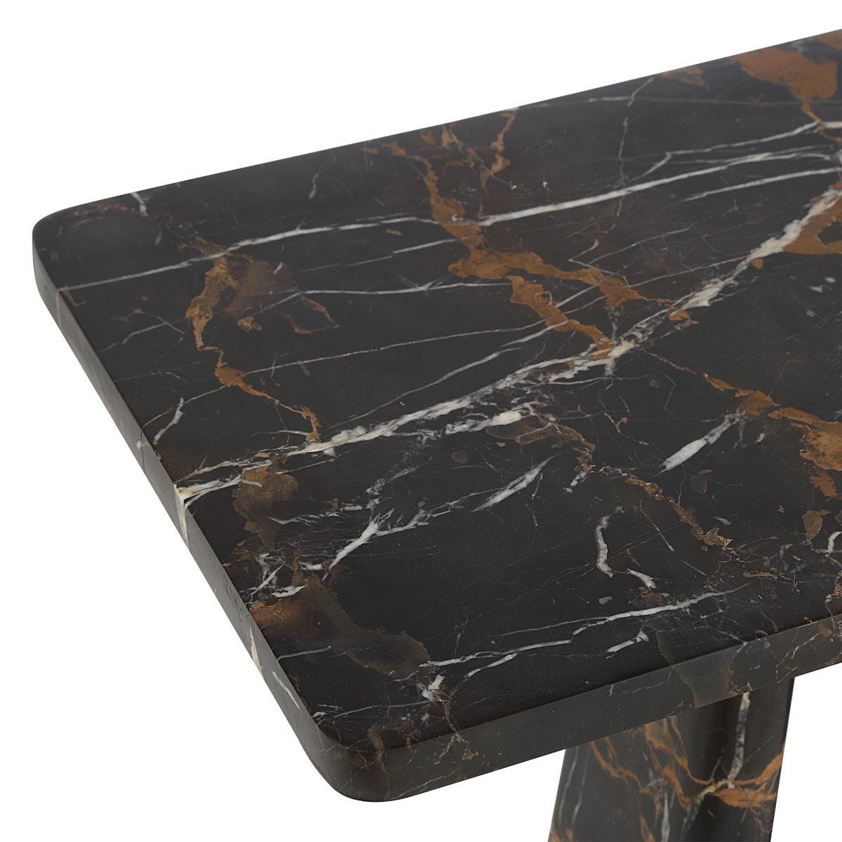 About Turn Side Table in Michelangelo Marble - undefined