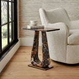 About Turn Side Table in Michelangelo Marble - undefined