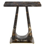 About Turn Side Table in Michelangelo Marble - undefined