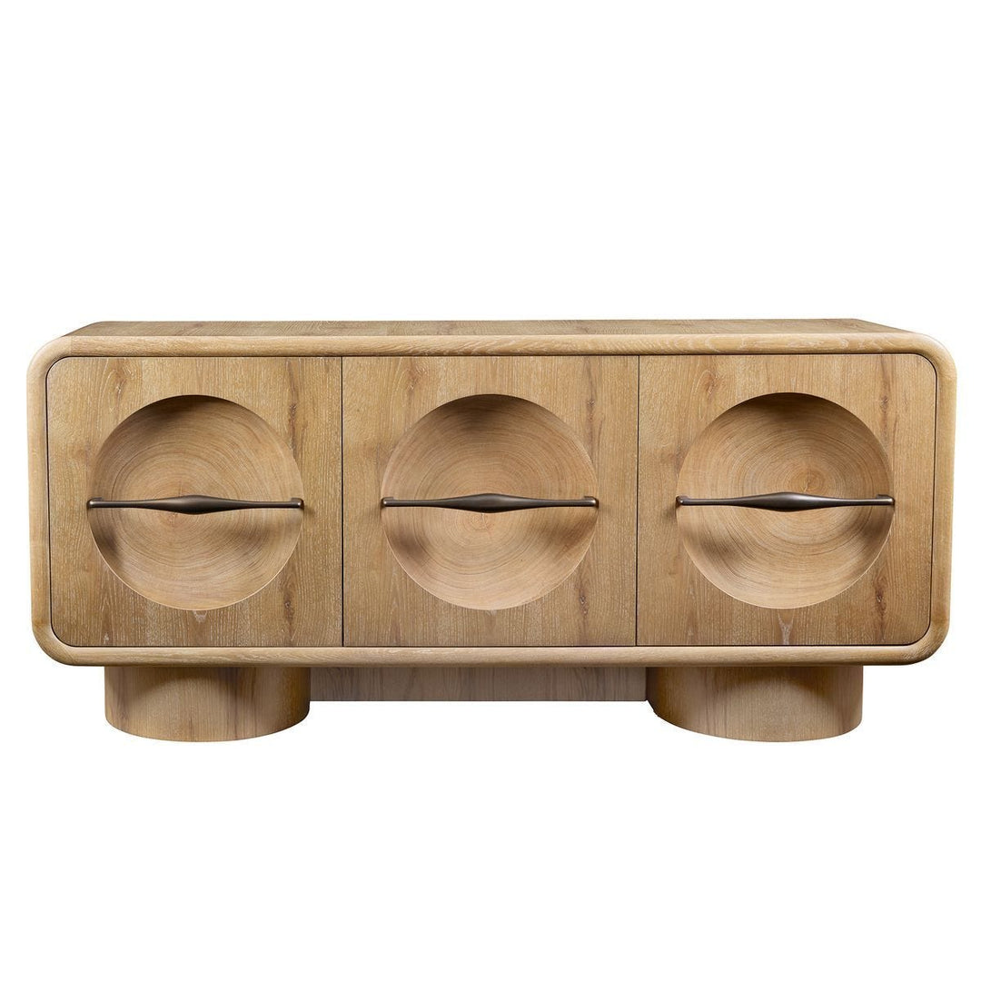 Forest Rings Lighted 3 Door Cabinet - undefined