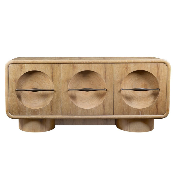 Forest Rings Lighted 3 Door Cabinet - undefined