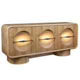 Forest Rings Lighted 3 Door Cabinet - undefined