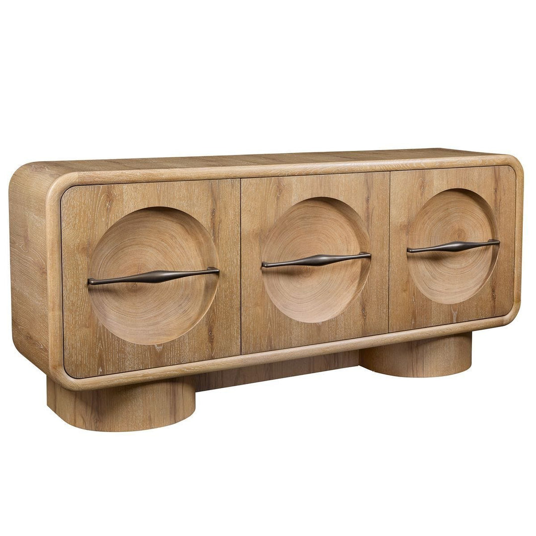 Forest Rings Lighted 3 Door Cabinet - undefined