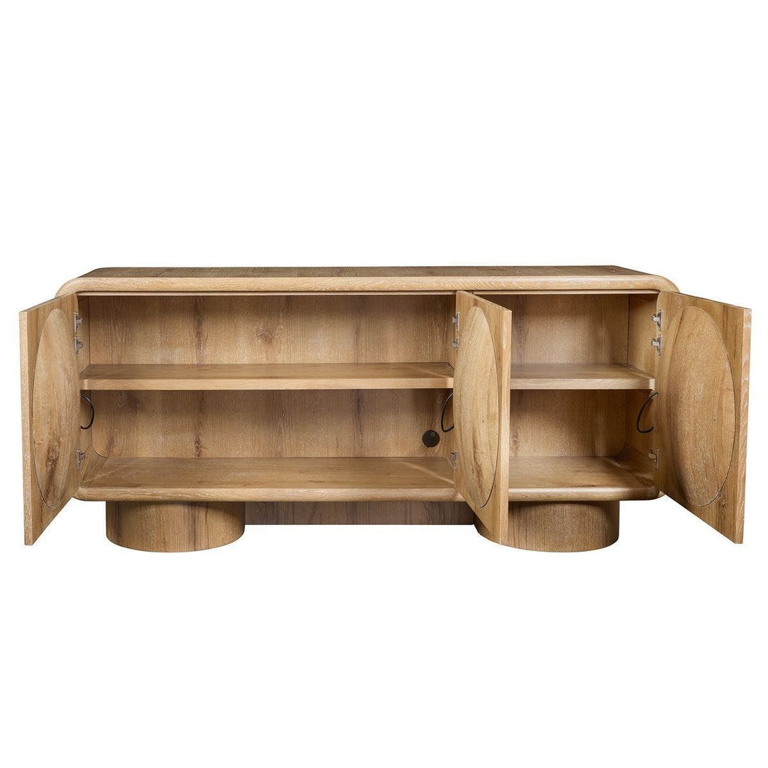 Forest Rings Lighted 3 Door Cabinet - undefined