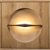 Forest Rings Lighted 3 Door Cabinet - undefined