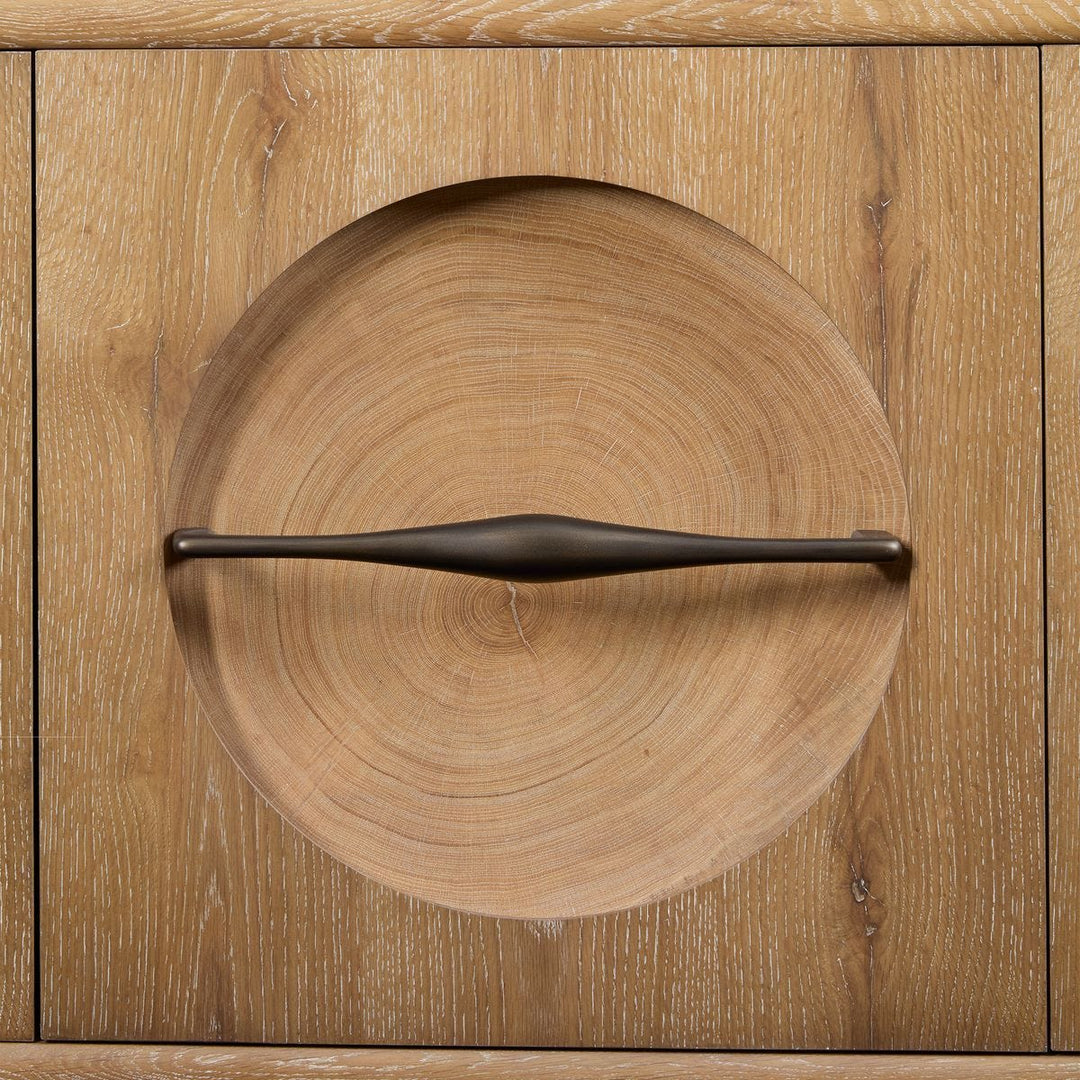 Forest Rings Lighted 3 Door Cabinet - undefined