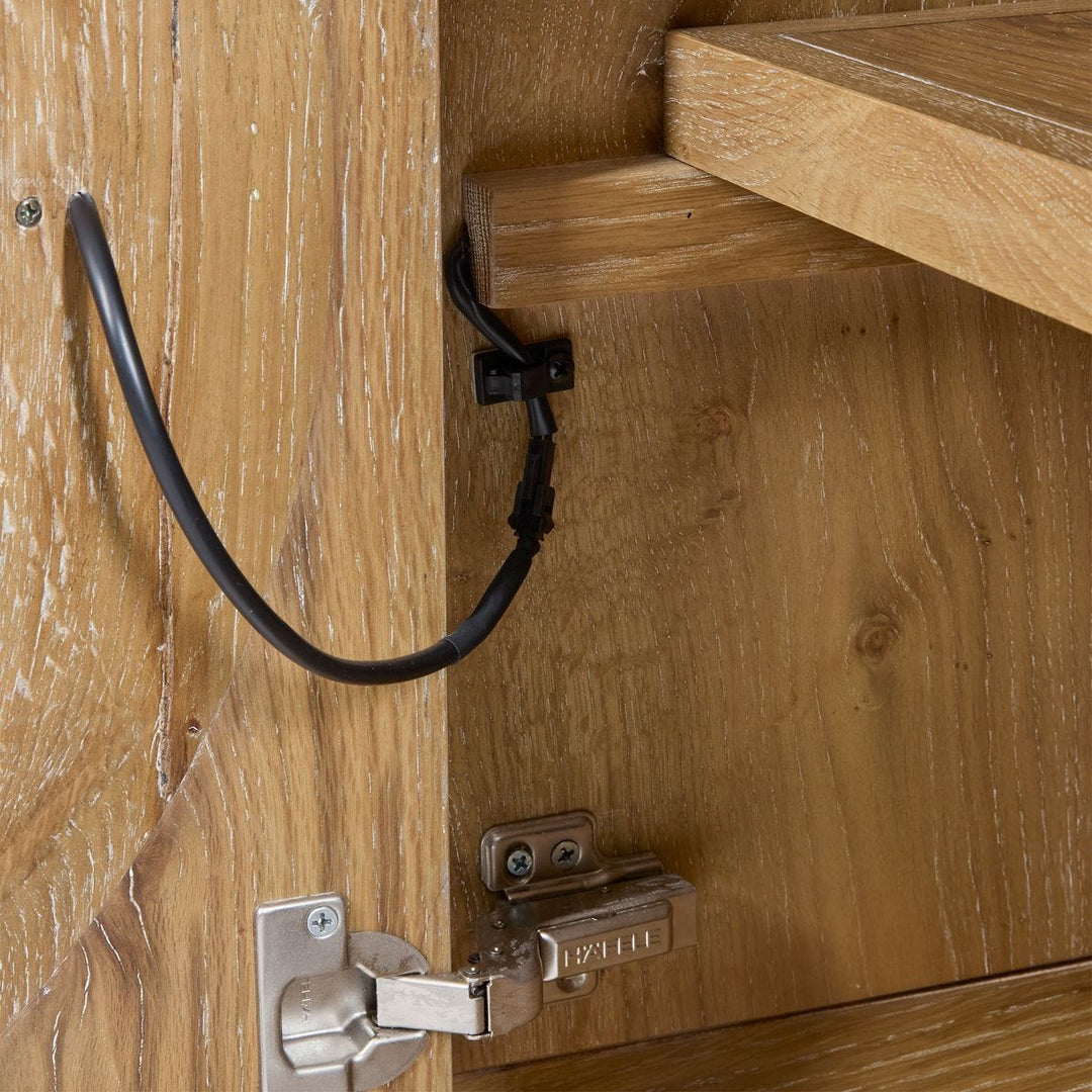 Forest Rings Lighted 3 Door Cabinet - undefined