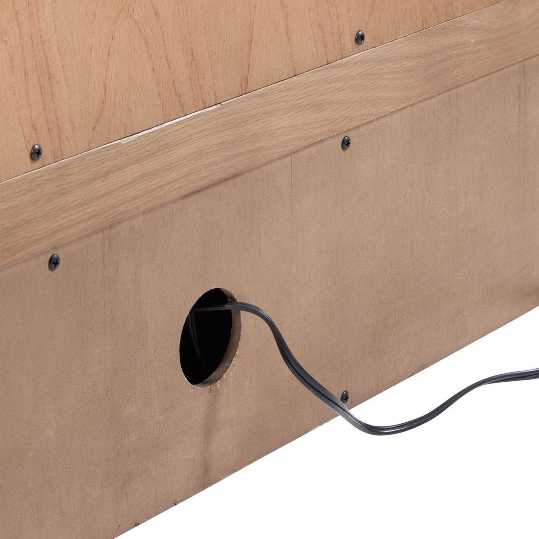 Forest Rings Lighted 3 Door Cabinet - undefined