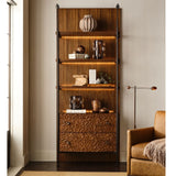 Sapling Lighted Storage Etagere - undefined