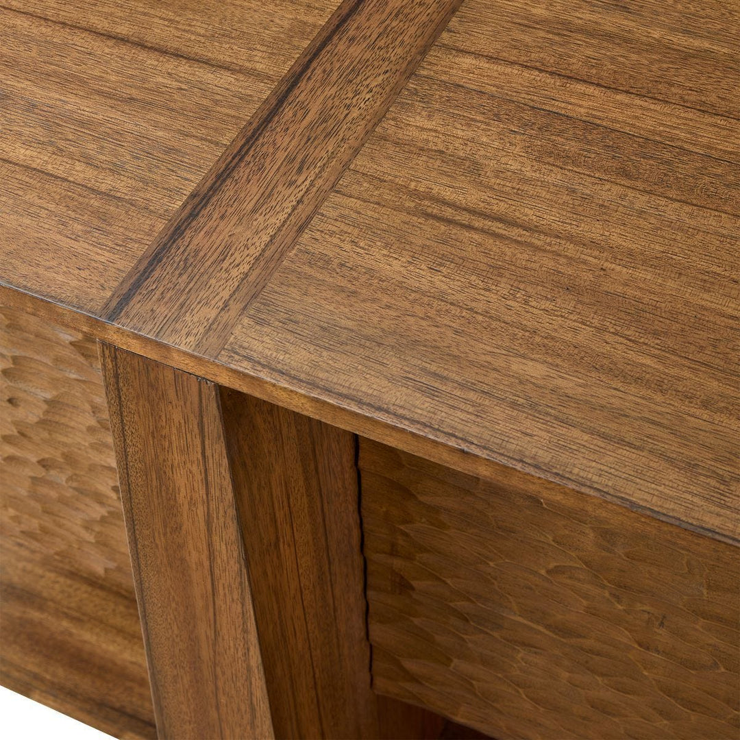 Hewned Joist 4 Door Cabinet - undefined