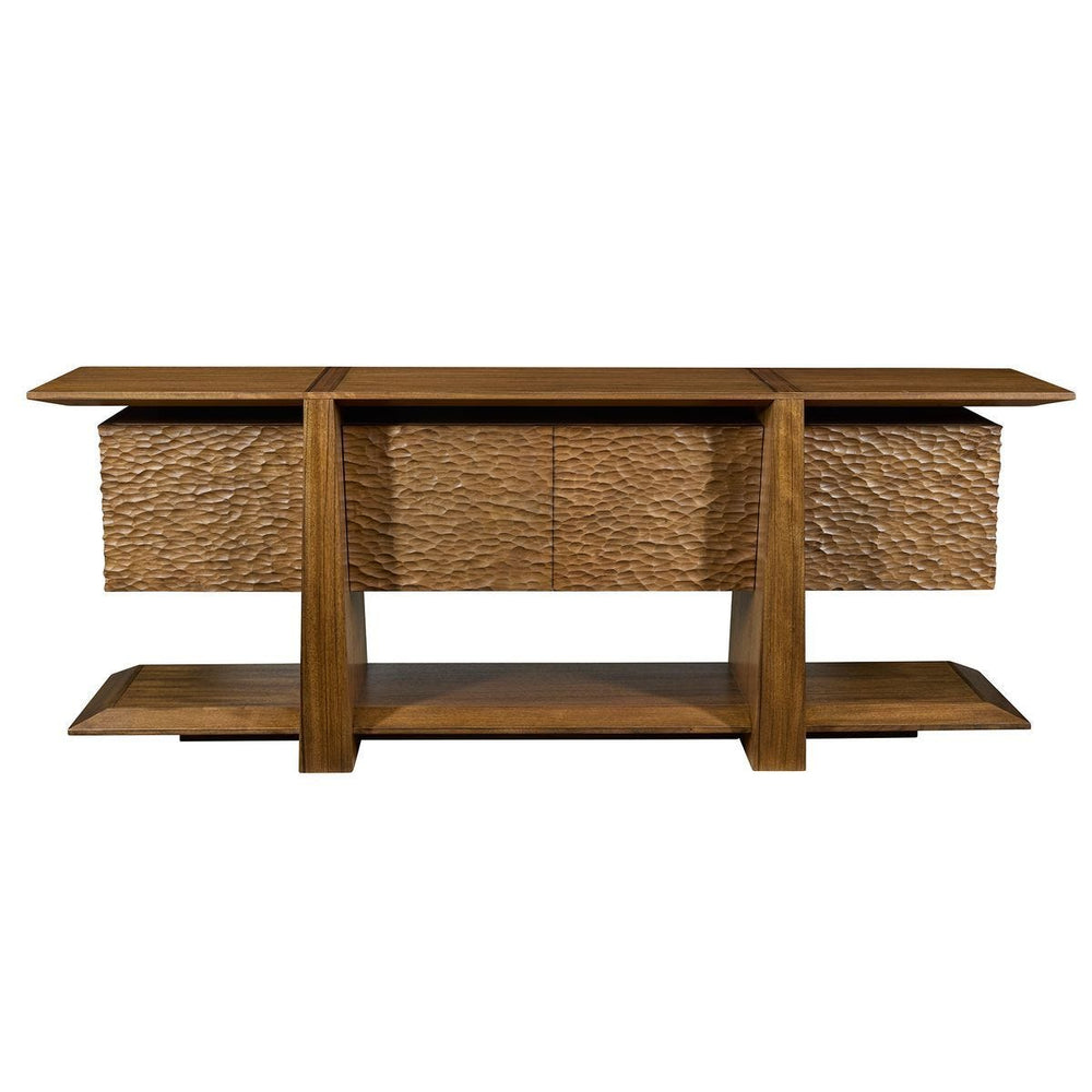 Hewned Joist 4 Door Cabinet - undefined