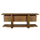 Hewned Joist 4 Door Cabinet - undefined