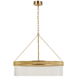 Menil Taklampa Large – Soft Brass With Crystal Rods