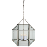 Morris Lykta Grande – Polished Nickel With Clear Glass