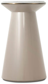 Litet Contour sidobord i Taupe & Pearl