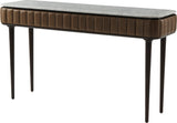 Billowy Console Table in Carrara Marble - undefined