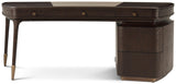 Legacy skrivbord med pelarfot