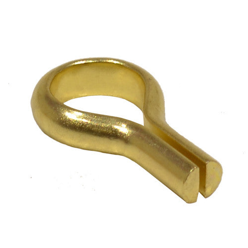 Hyllhållare Banjo-form Mässing 6mm 4st