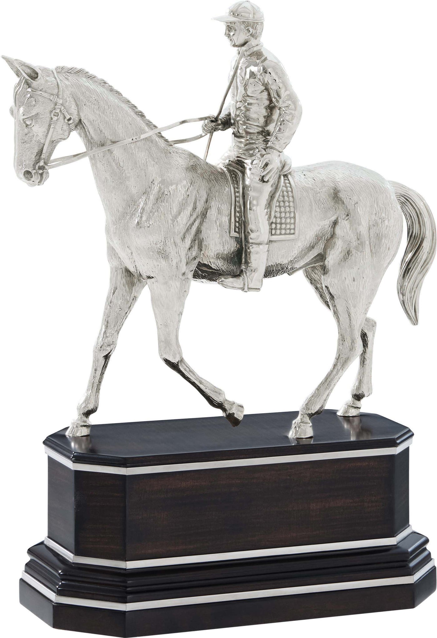 Thoroughbred Horse skulptur i Nickel