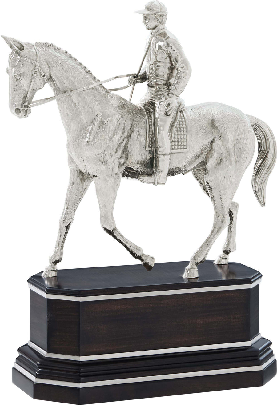 Thoroughbred Horse skulptur i Nickel