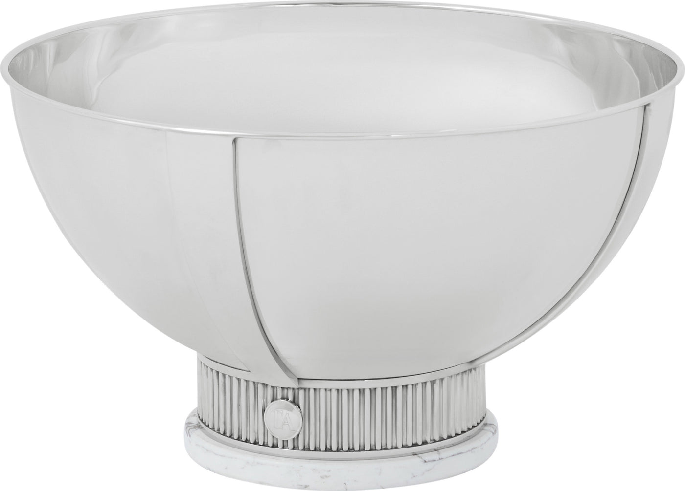 Gatsby Decorative Bowl i nickel Plated mässing och kvarts