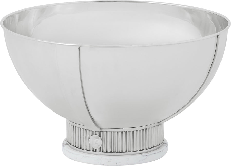 Gatsby Decorative Bowl i nickel Plated mässing och kvarts