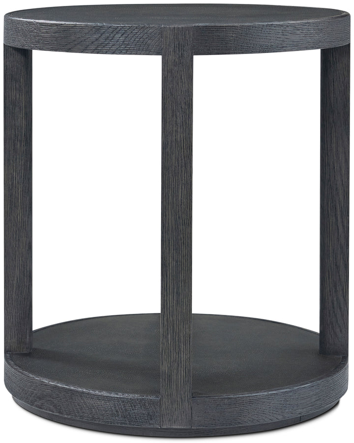 Maxwell Round Side Table Dark