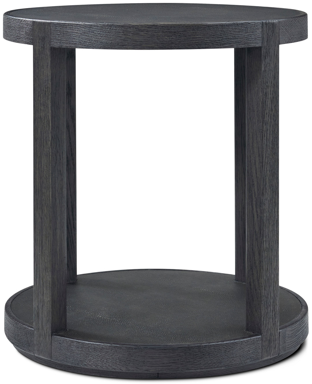 Maxwell Round Side Table Dark