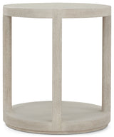Maxwell runt sidobord ljust