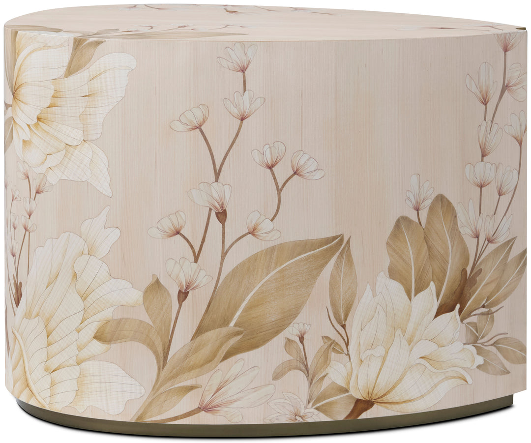 Bouquet Droplet Side Table in Buttercream