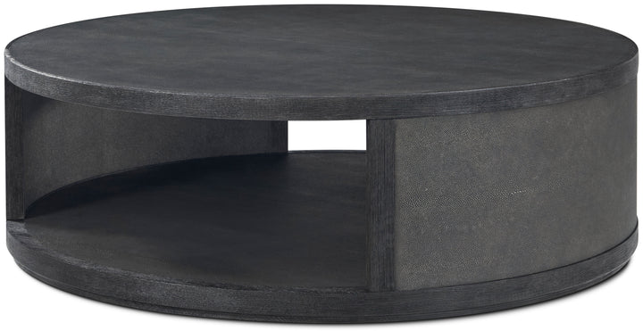 Maxwell Round Coffee Table Small Dark