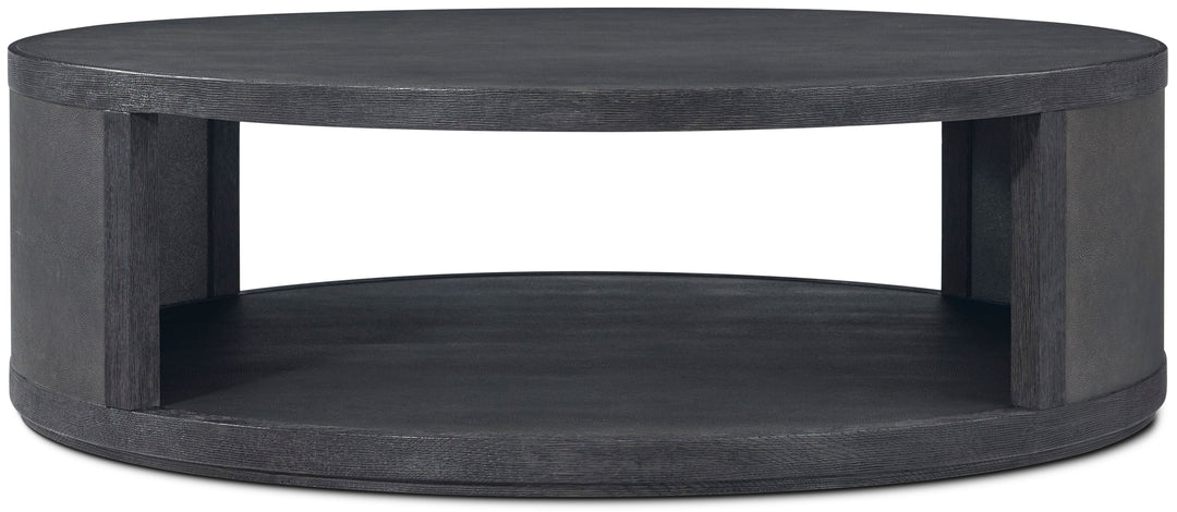 Maxwell Round Coffee Table Small Dark