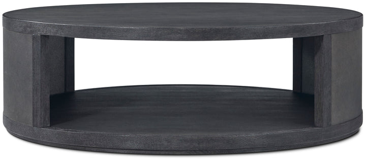 Maxwell Round Coffee Table Small Dark