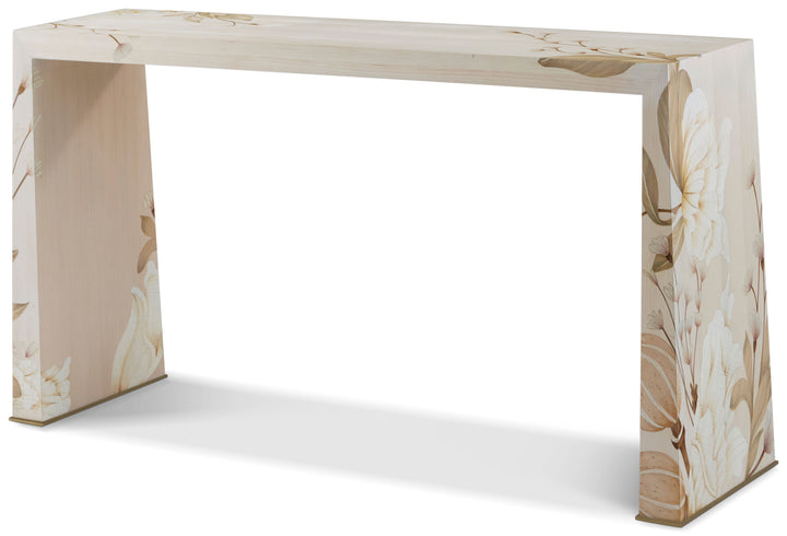 Bouquet Console Table in Buttercream