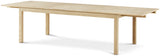 Montauk rektangulärt Extension matbord ljust 213cm -305cm