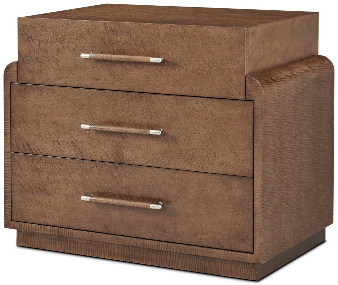 Origins Three Drawer Bedside Table in Landmark Finish