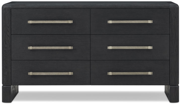 Luna 6-Drawer Dresser Dark