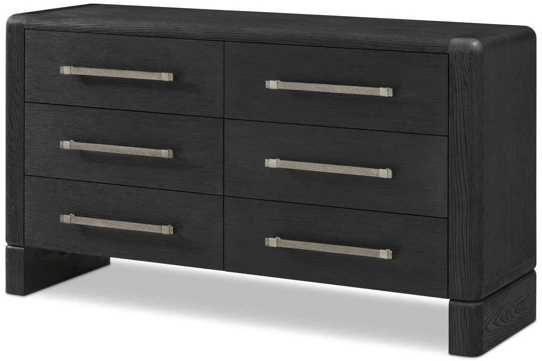 Luna 6-Drawer Dresser Dark