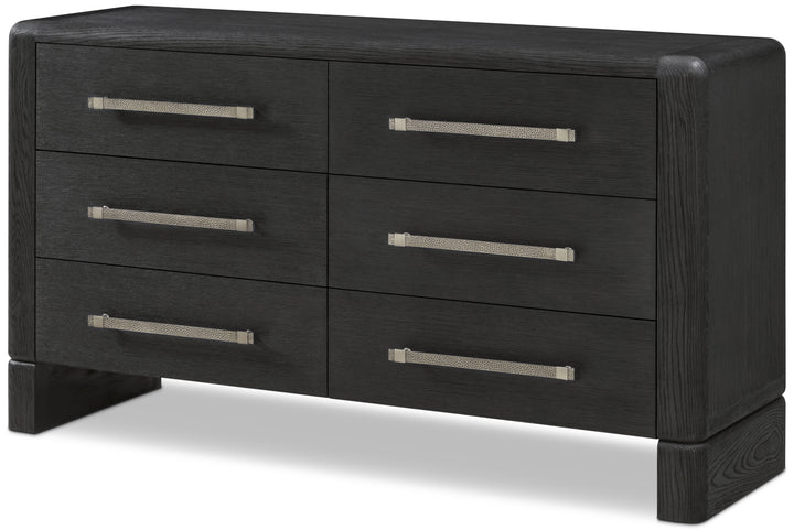 Luna 6-Drawer Dresser Dark