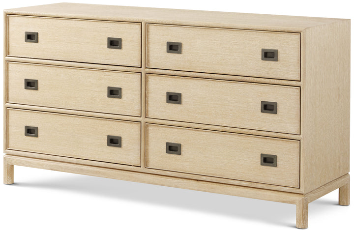 Montauk 6-Drawer Dresser Light