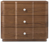 Coronet Walnut Bedside Table - undefined