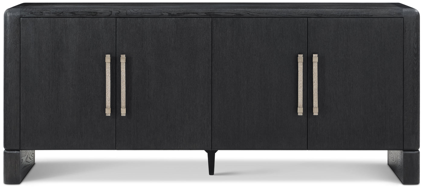 Luna sideboard mörk med 4 dörrar